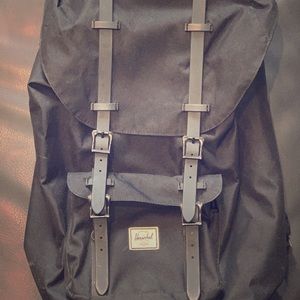 Herschel Little America Backpack in All Black